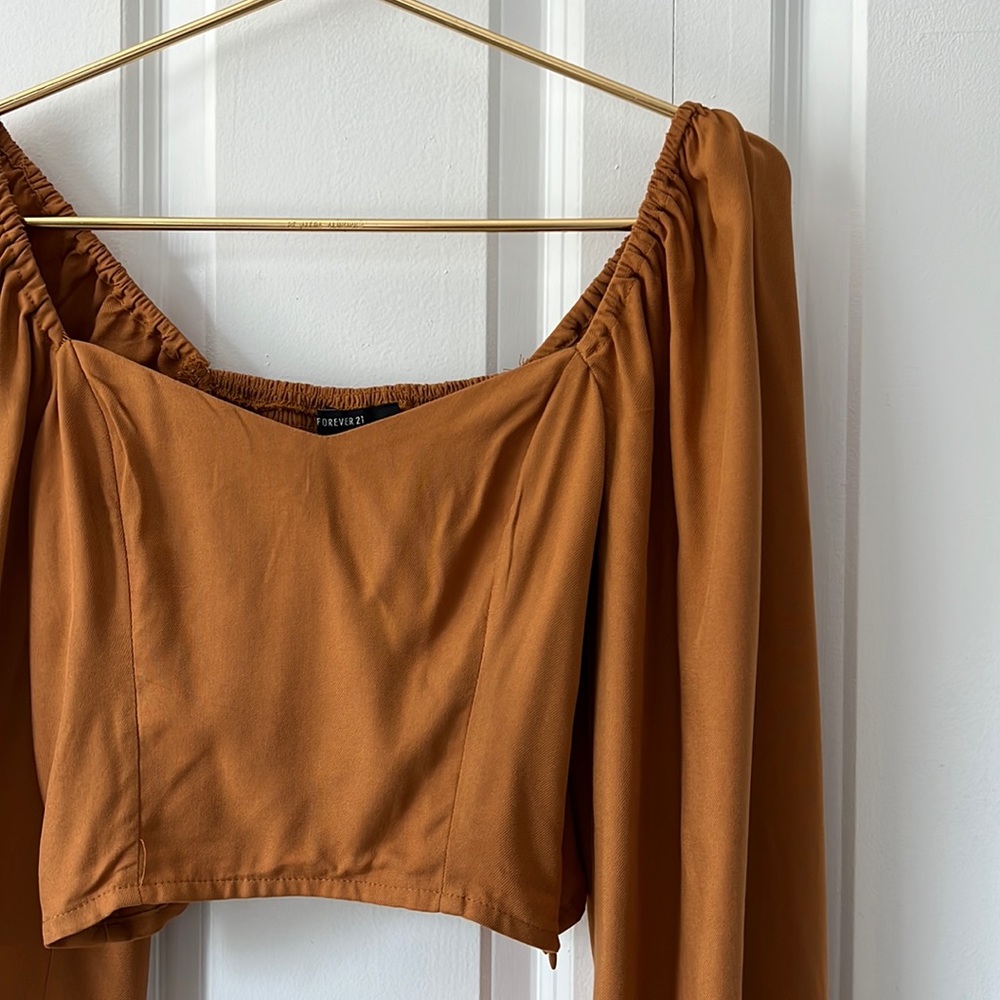 Forever 21 Long Sleeve Crop